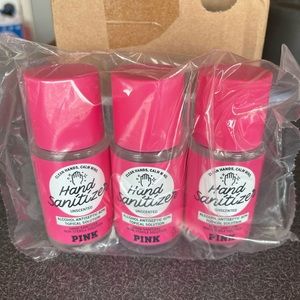Victoria’s Secret PINK Hand sanitizer 3-pack. New, in box Travel size 2.5 Oz.